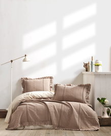 L'essentiel linge de maison Tziana - Beige